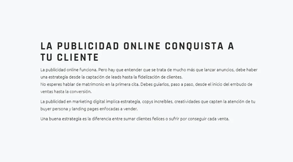 ejemplo de copywriting de edurne fernández tellería